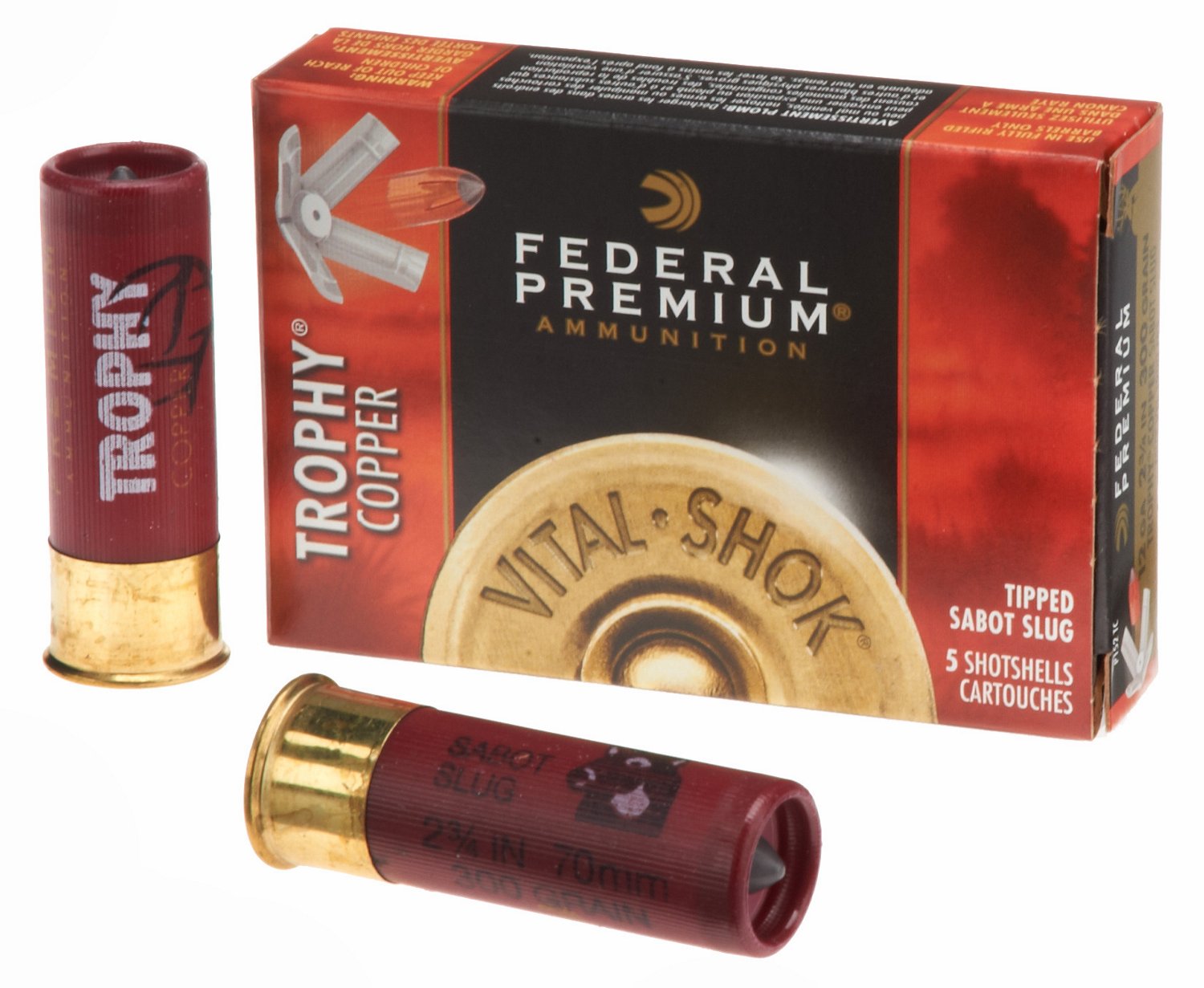 Federal Premium® Vital-Shock® Trophy Copper 12 Gauge Sabot Slugs