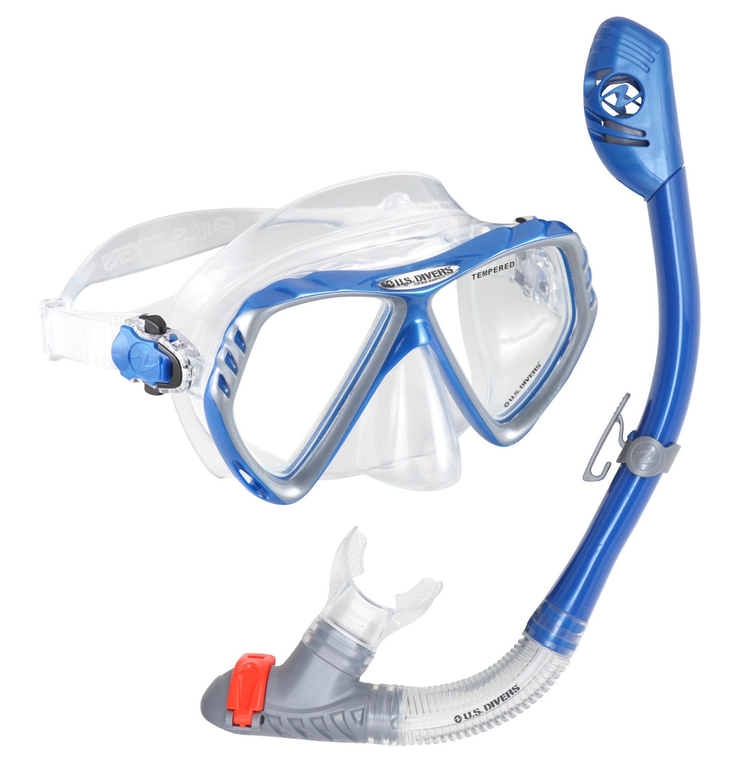 U.S. Divers Adults' Regal/Tucson Silicone Snorkeling Combo