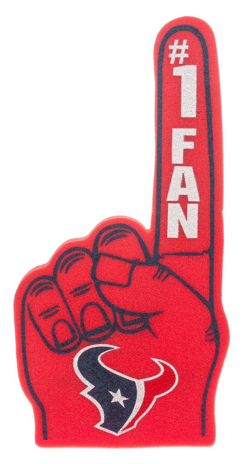 Tag Express Houston Texans Red Foam Finger