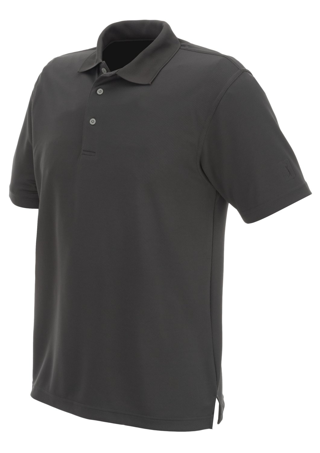 PGA Tour Men's Solid Textured Short Sleeve Polo