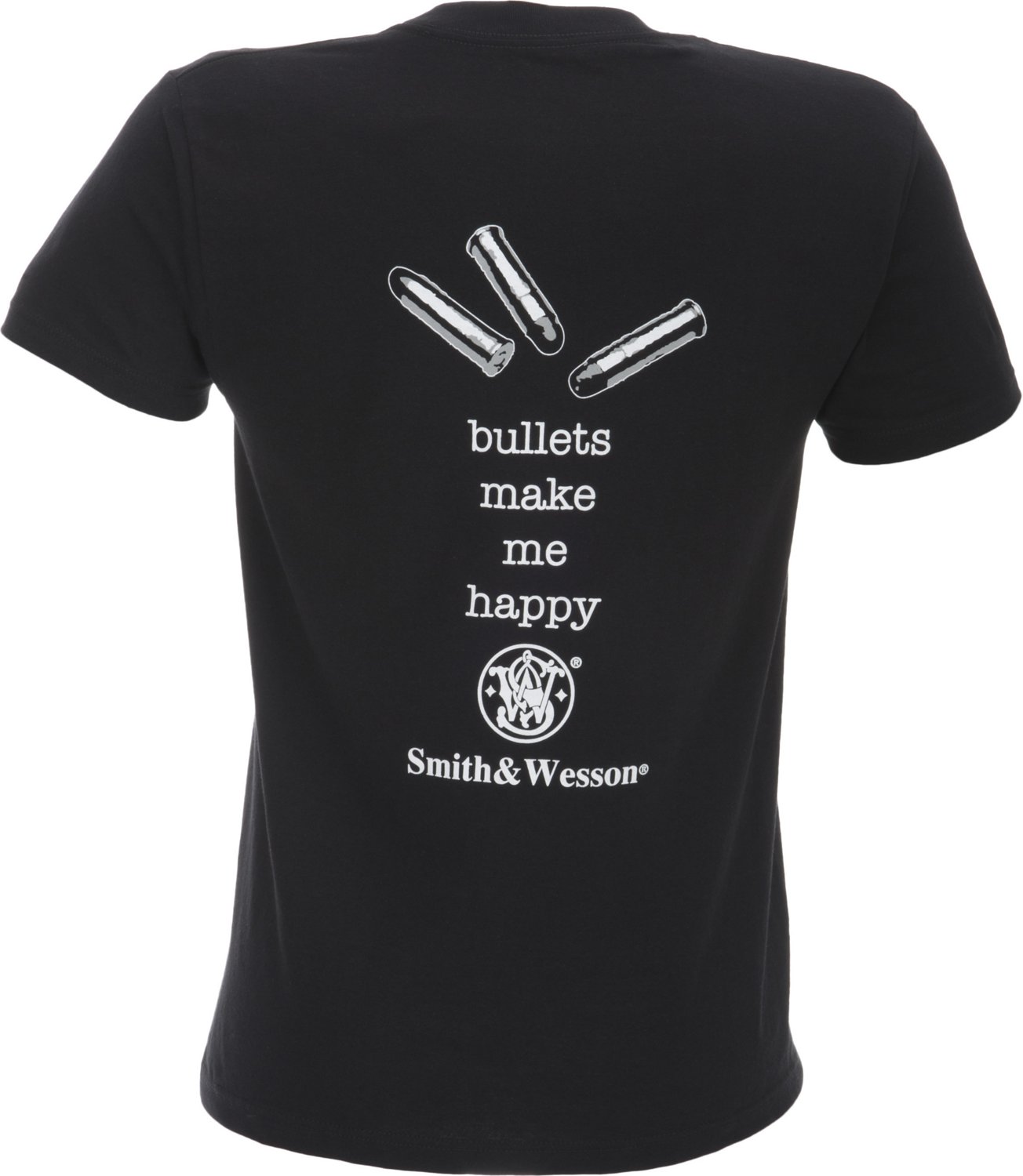 Smith & Wesson Men's Bullets Make Me Happy T-shirt