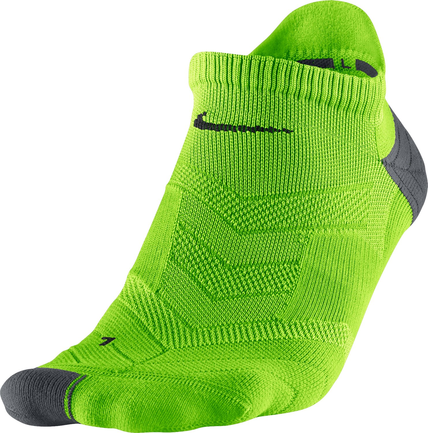 Nike Adults' Elite Cushion No-Show Tab Running Socks