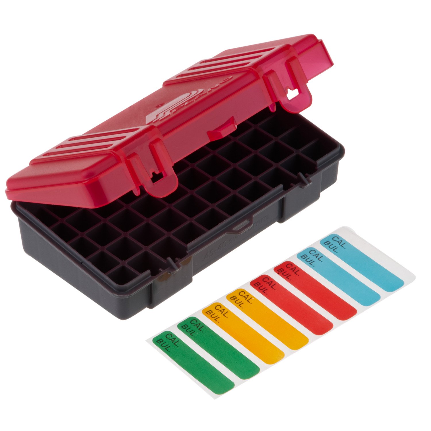 Plano® 50-Count Handgun Ammo Case for .45 ACP, .40 S&W and 10 mm Bullets