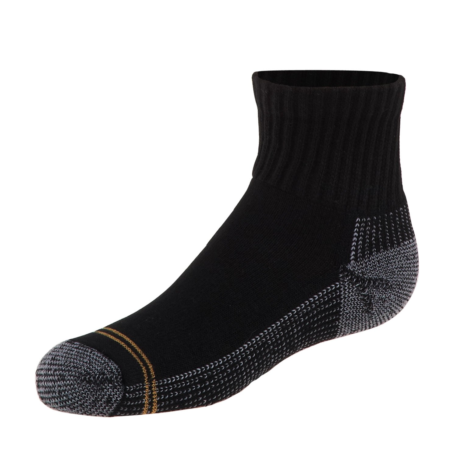 PowerSox Kids' EZ Match Quarter Socks 6-Pack