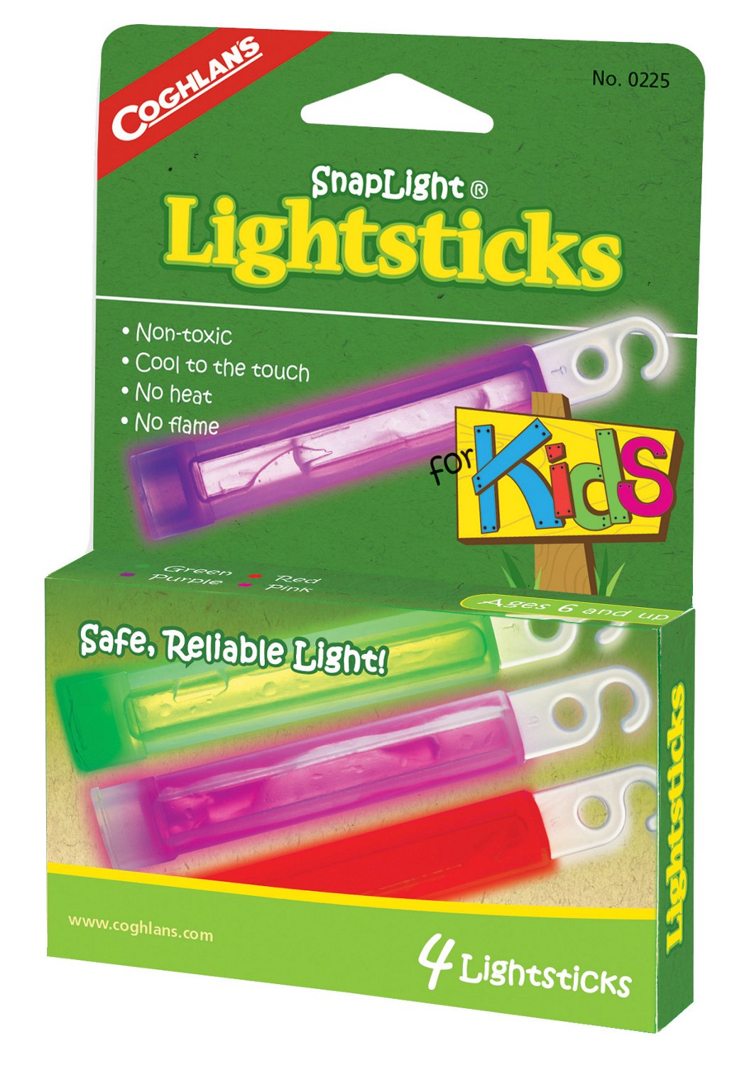 Coghlan's Snaplight Lightsticks 4-Pack