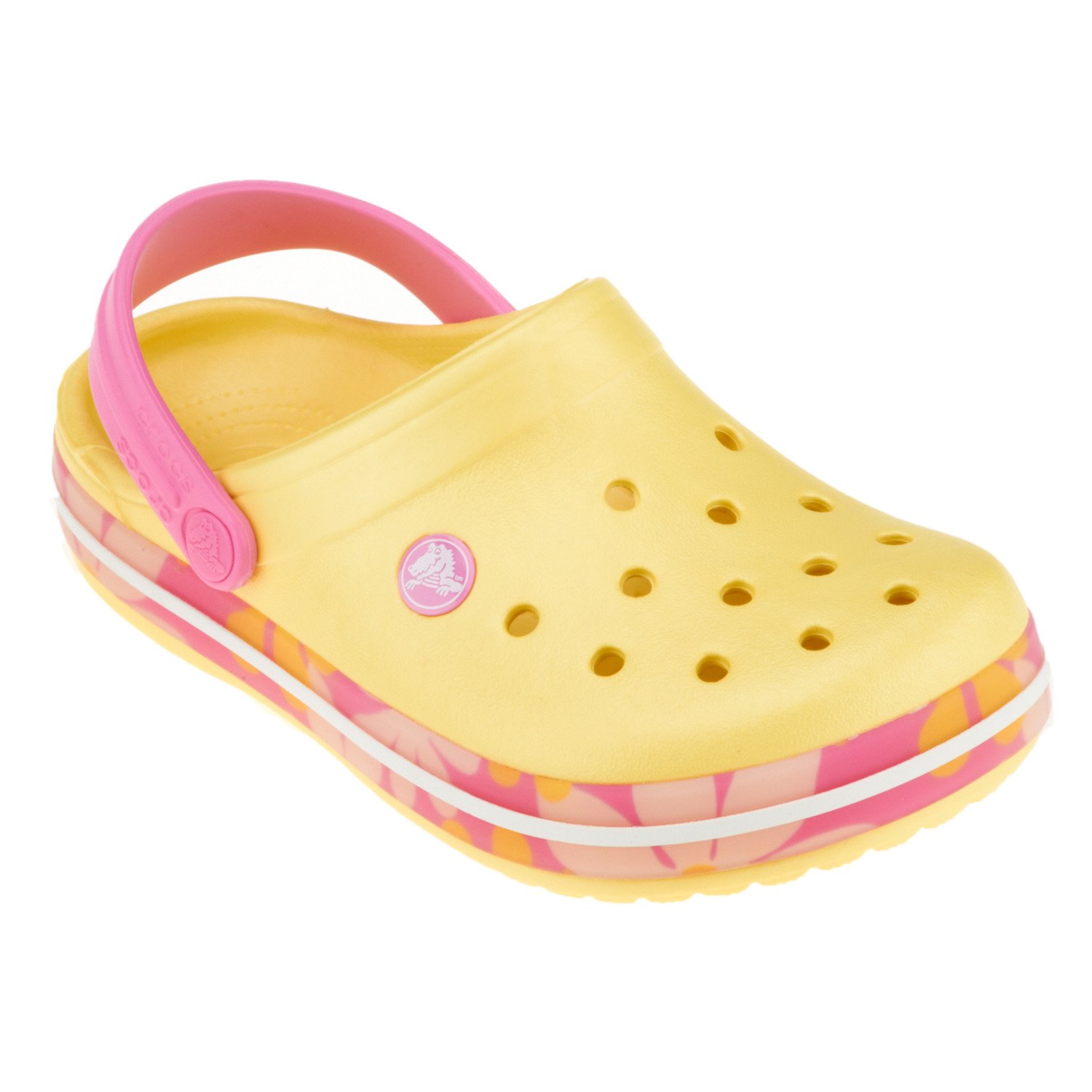 Crocs™ Girls' Crocband Tropic Flower Girls Shoes thumbnail