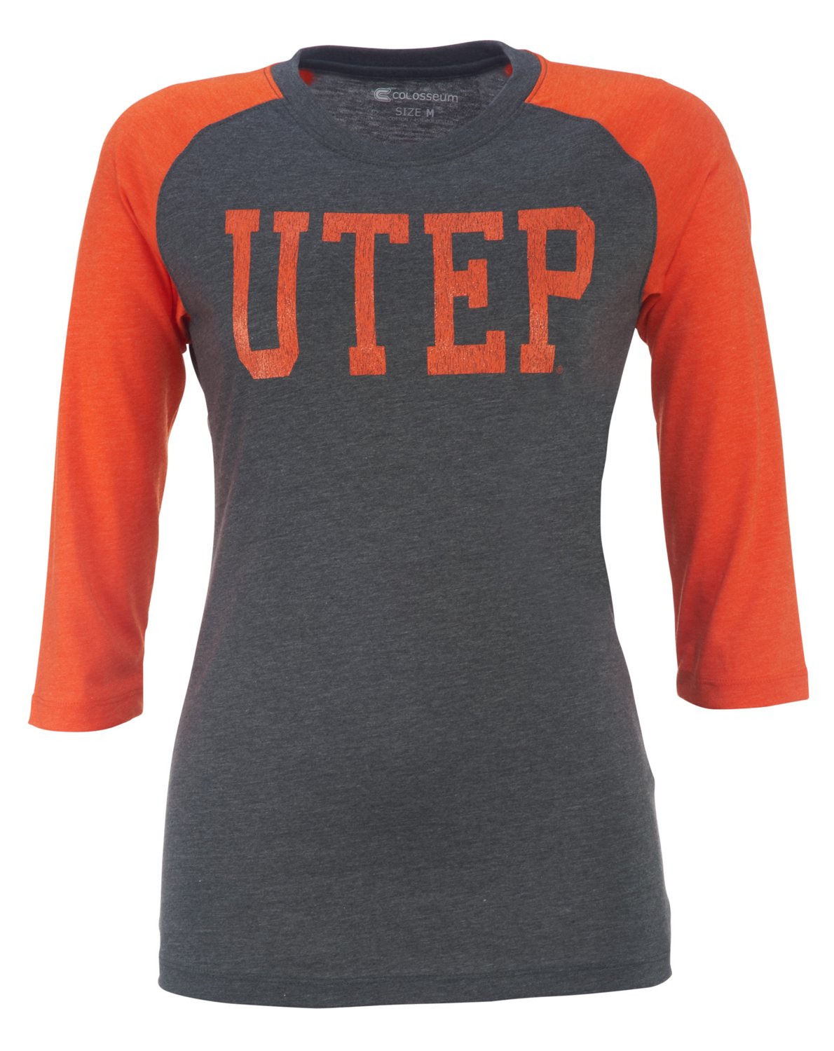 Colosseum Athletics Women's University of Texas at El Paso Vision 3/4 Sleeve T-shirt
