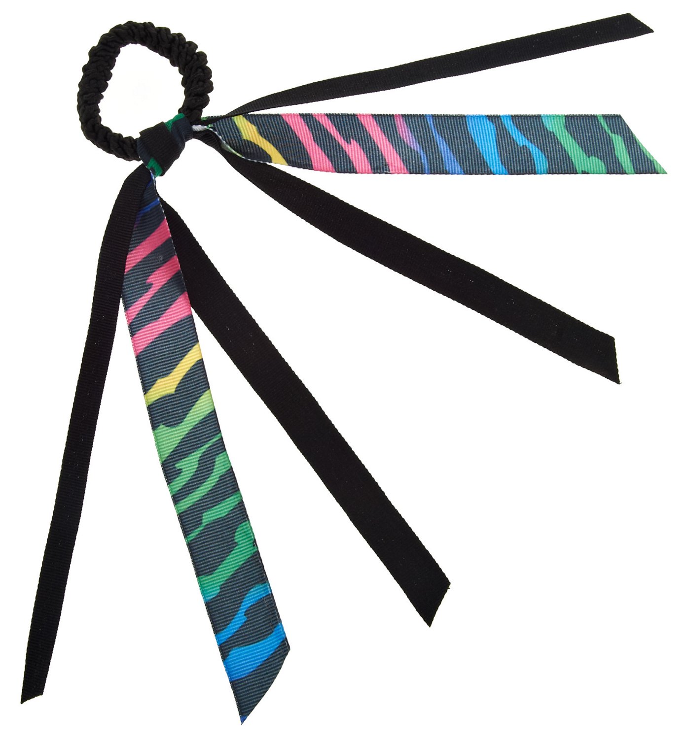 Soffe Rainbow Zebra Ribbon Scrunch thumbnail