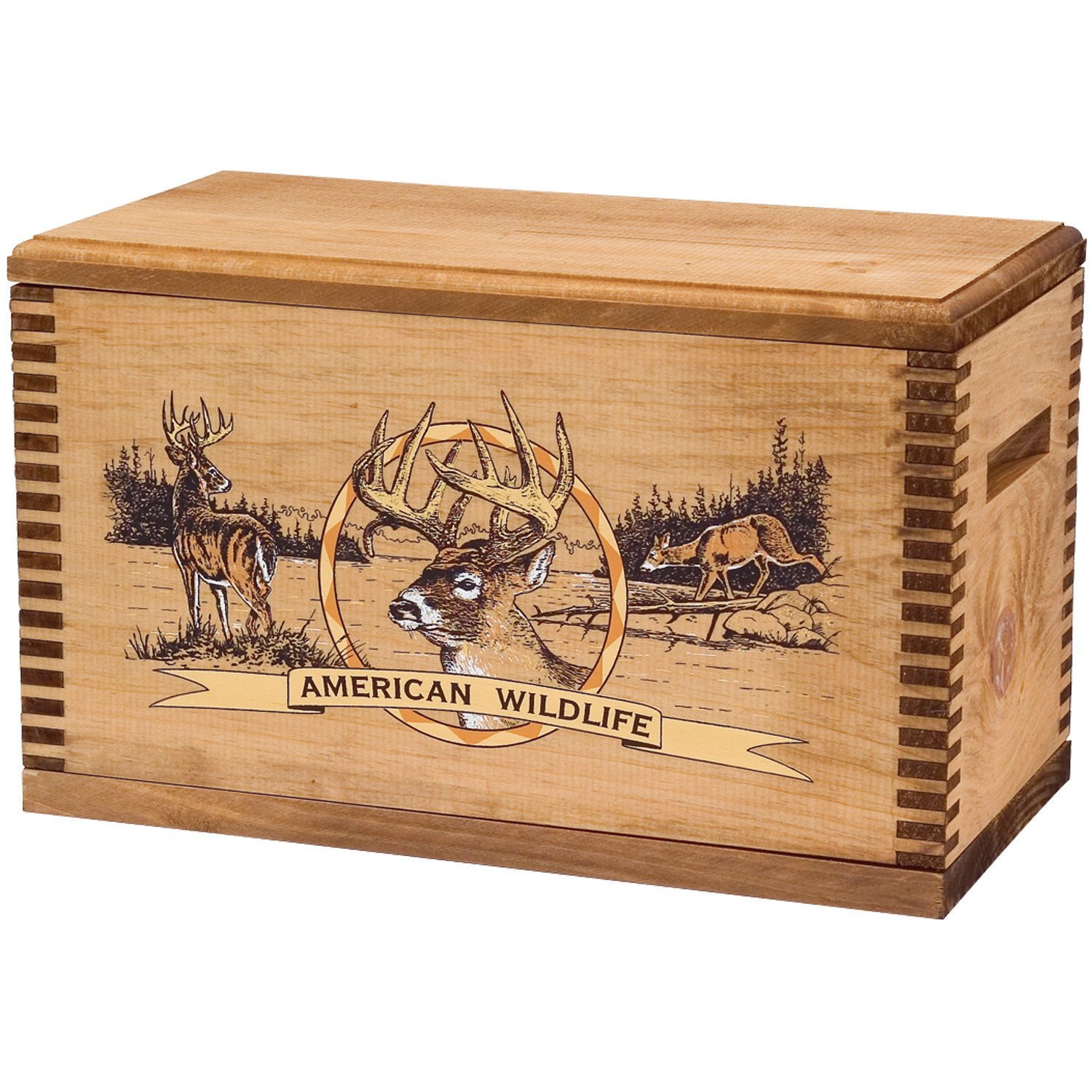 Evans Sports American Wildlife Wooden Ammo/Accessory Box