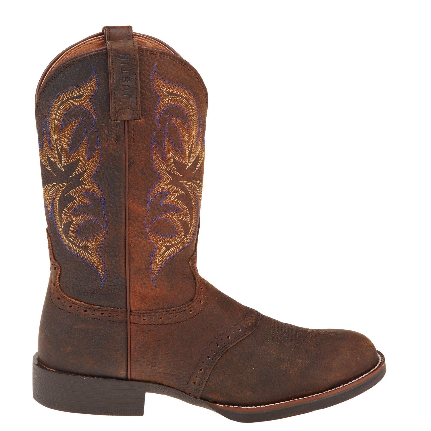 Justin Men's Stampede Stockman Western Boots