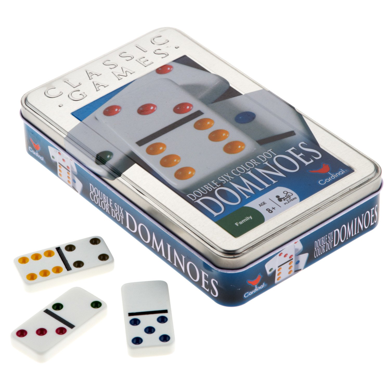 Cardinal® Double-6 Color Dot Dominoes thumbnail