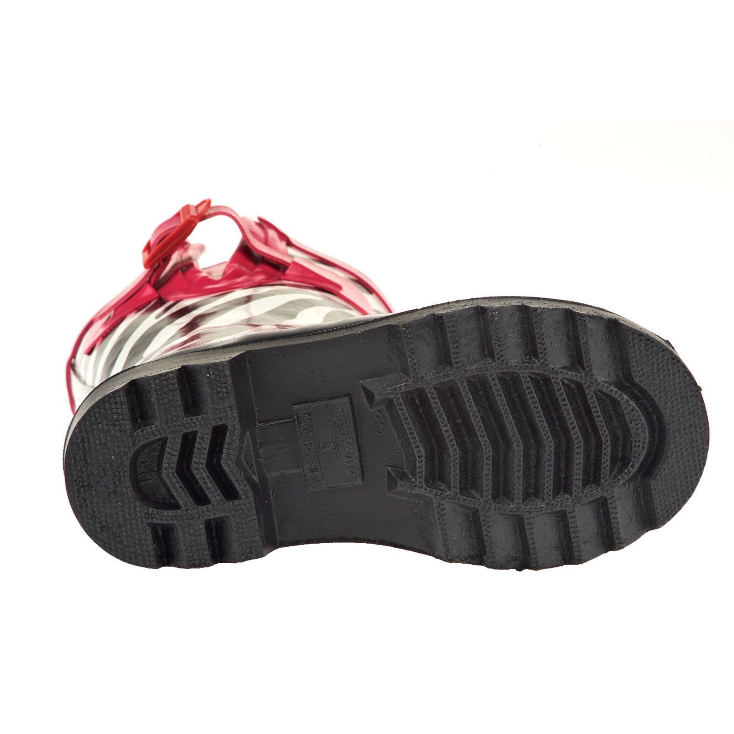 Stone Creek™ Girls' Zebra Print Rubber Boots thumbnail