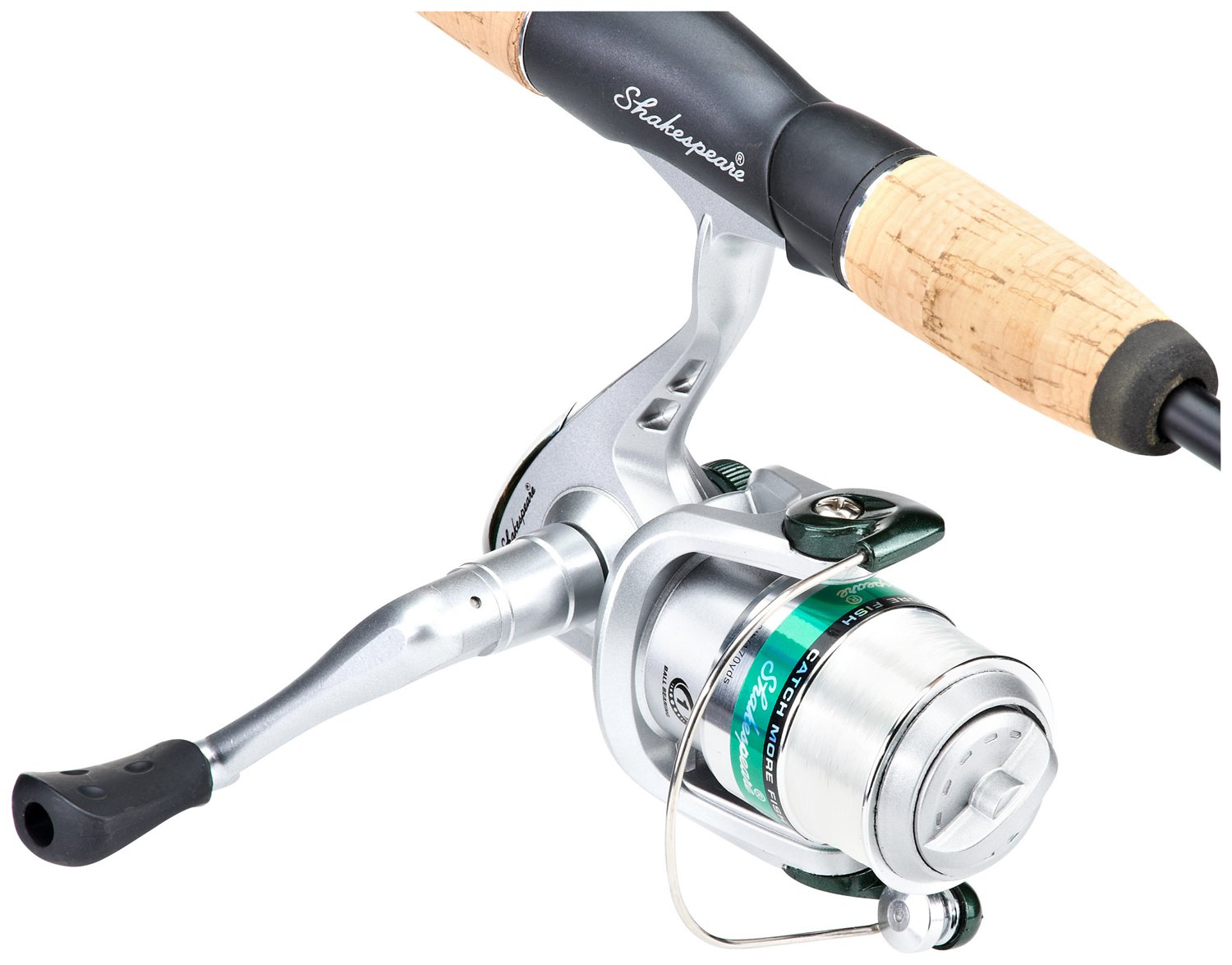 Shakespeare® Catch More Fish Trout 5'6" Freshwater Spinning Rod and Reel Combo thumbnail
