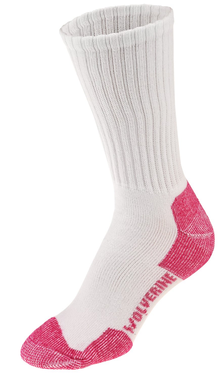 Wolverine Women's Steel Toe Acrylic Socks 2-Pack