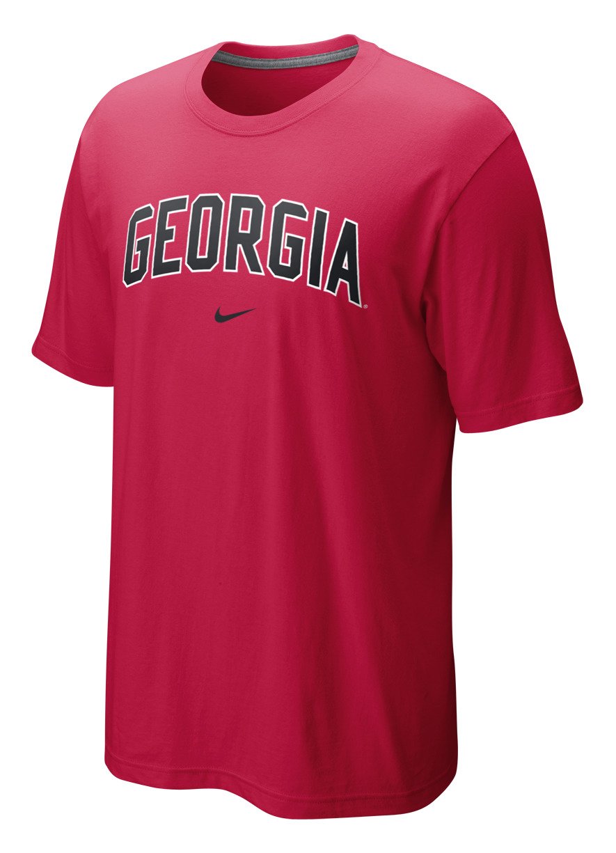Nike Men's University of Georgia Short Sleeve Classic Arch T-shirt