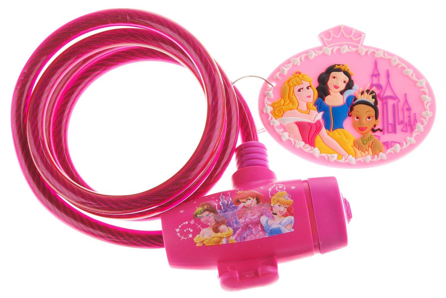 Disney Girls' Princess Keyed Bike Lock