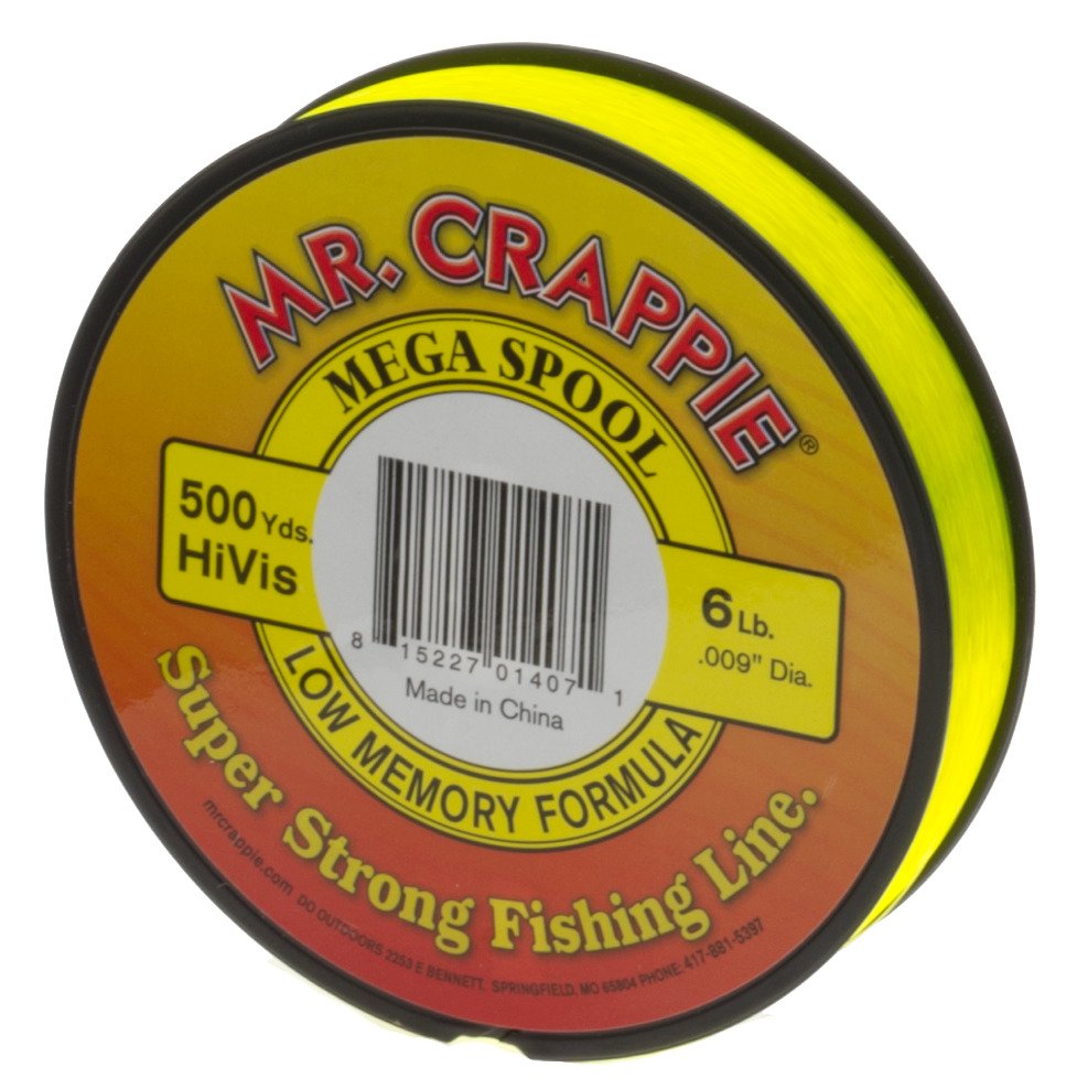 Mr. Crappie® MEGA Filler 6 lb. - 500 yards Monofilament Fishing Line