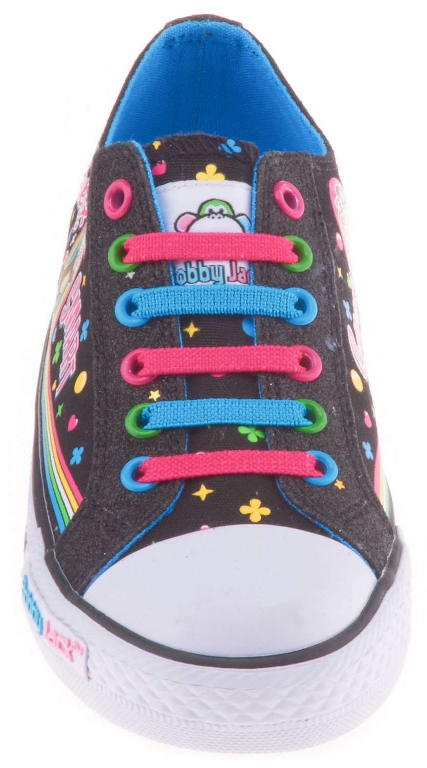 Bobby Jack Girls' Sweet + Smart Vulcanized Low-Top Athletic Lifestyle Shoes thumbnail