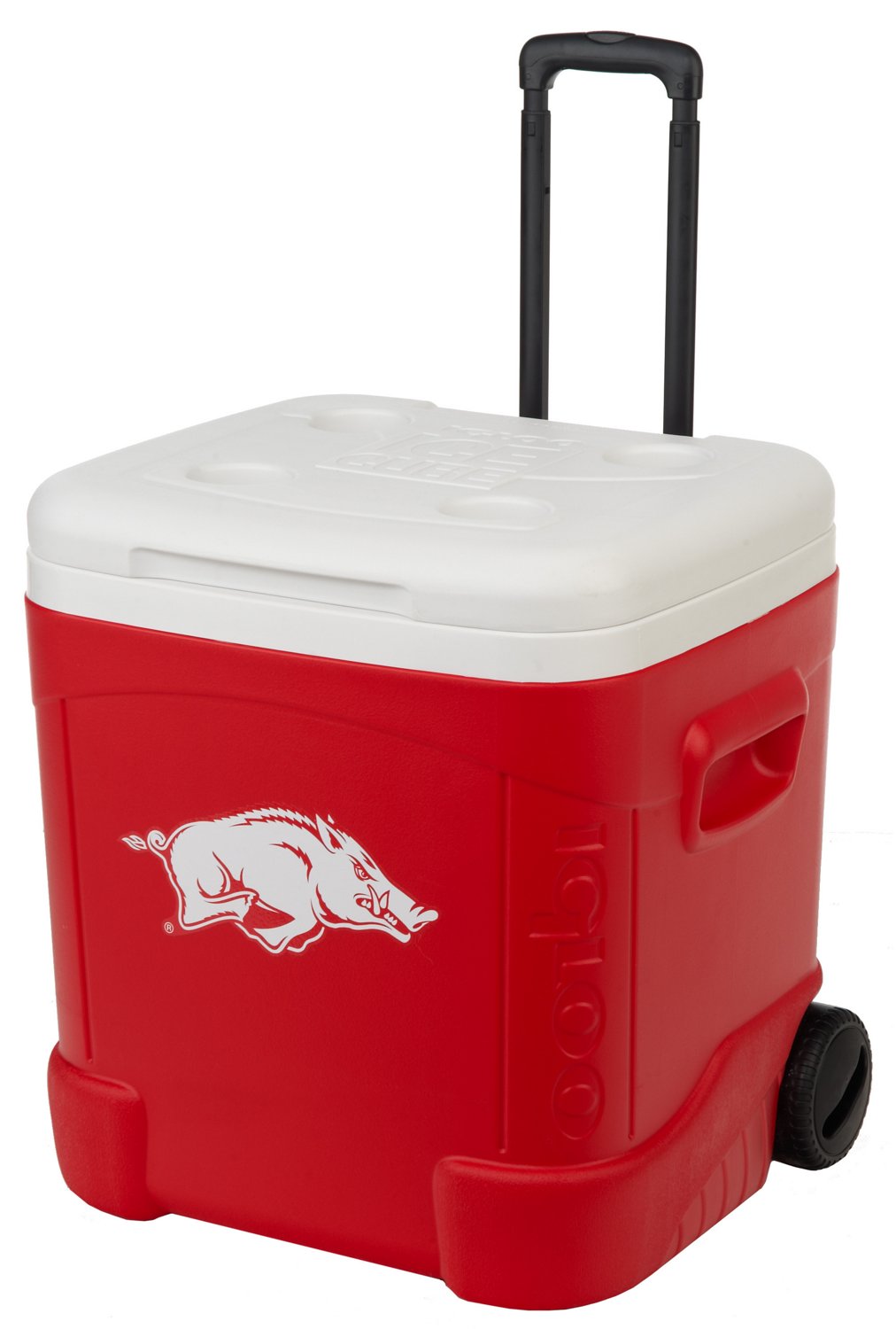 Igloo University of Arkansas Ice Cube 60 qt. Roller Cooler