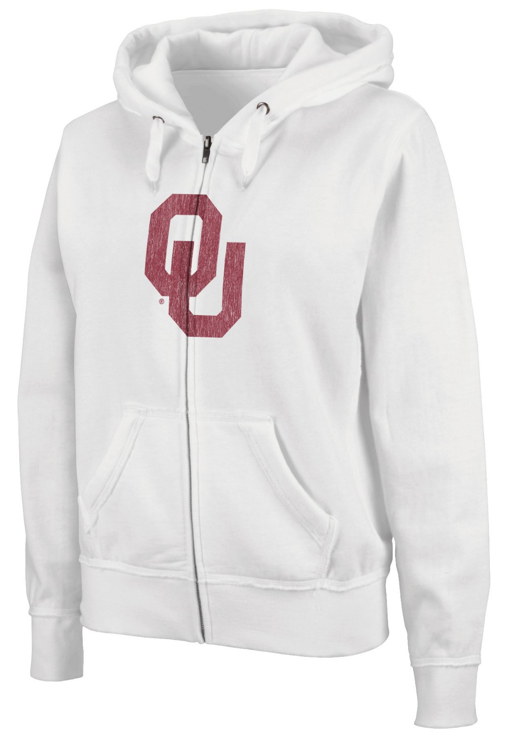 Colosseum Athletics Women's University of Oklahoma Cozy Full Zip Fleece Hoodie thumbnail