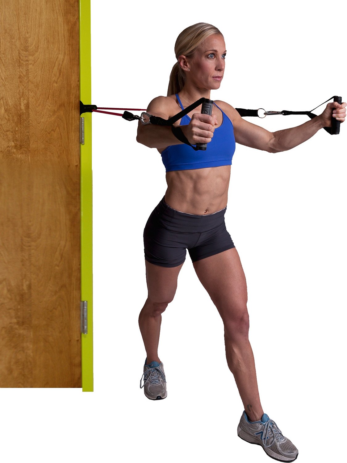 GoFit Rubber Resistance Training System Extreme Tube Handles