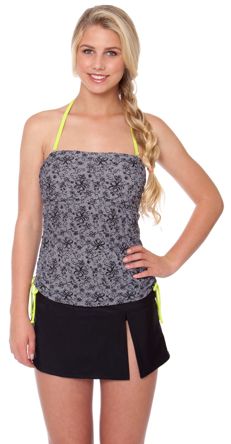 O'rageous® Juniors' Lacey Day Bandeaukini Top