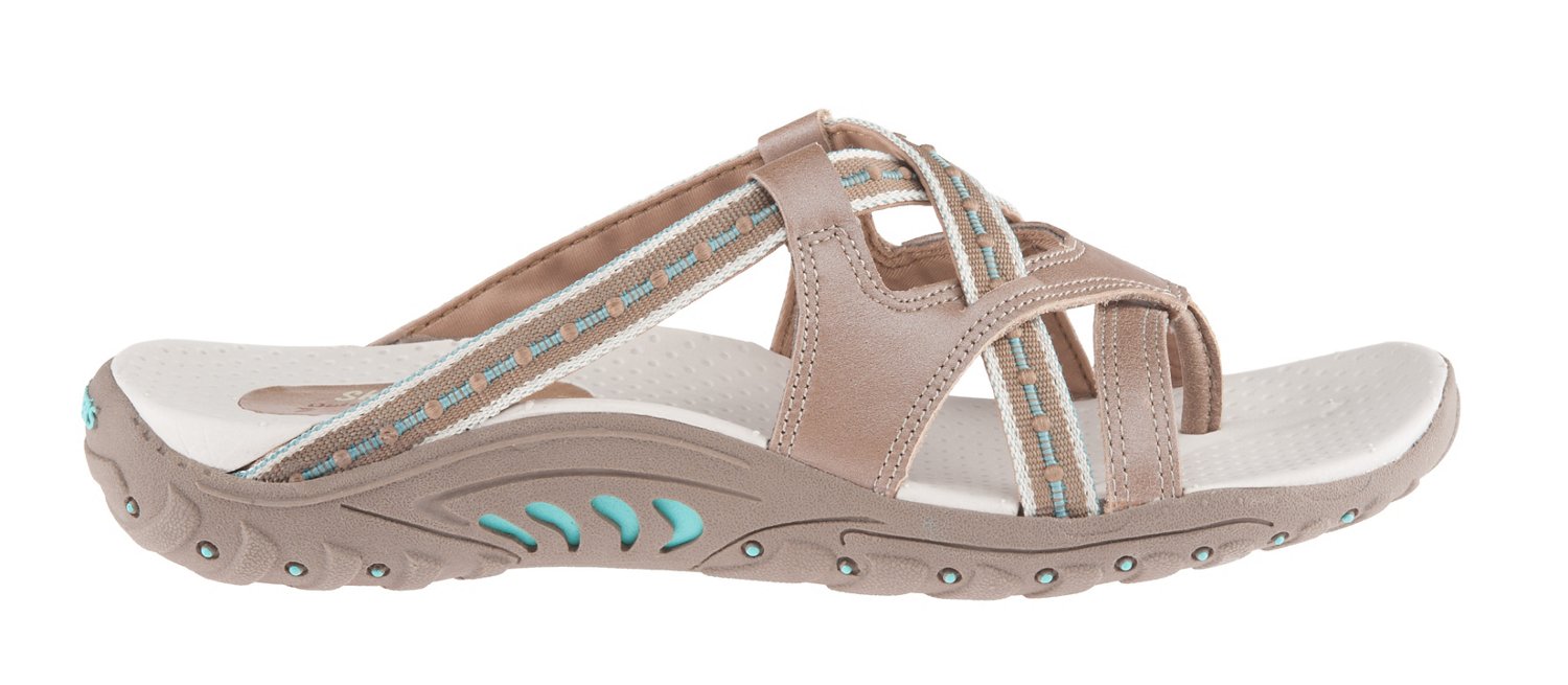 SKECHERS Women's Reggae Soundstage Thong Slide Sandals