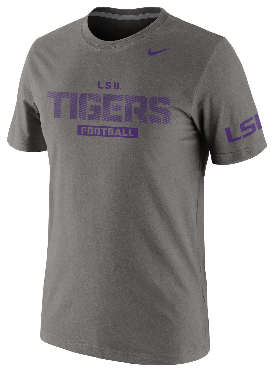 Nike Men's Louisiana State University Practice Team Issue Short Sleeve T-shirt