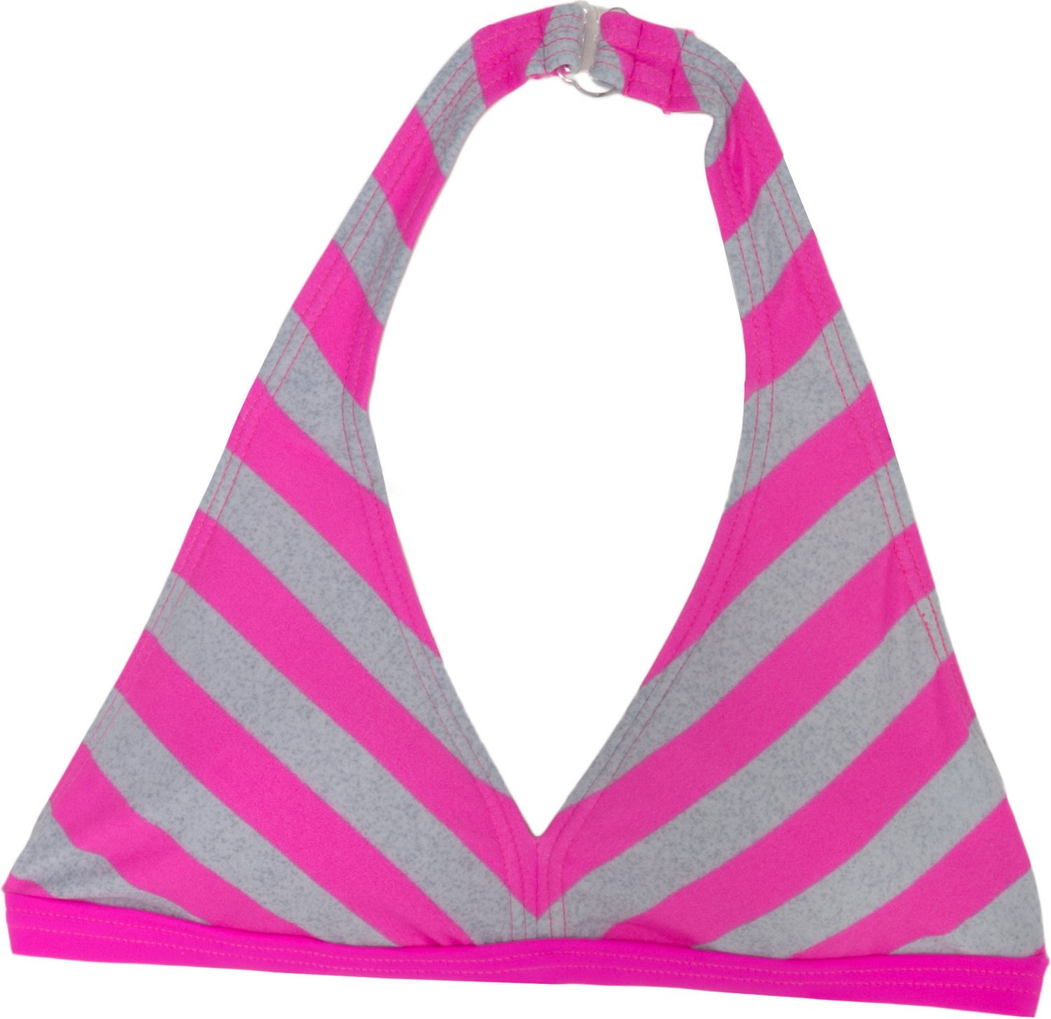 Malibu Girls' Bubbly Stripe Halter Bikini