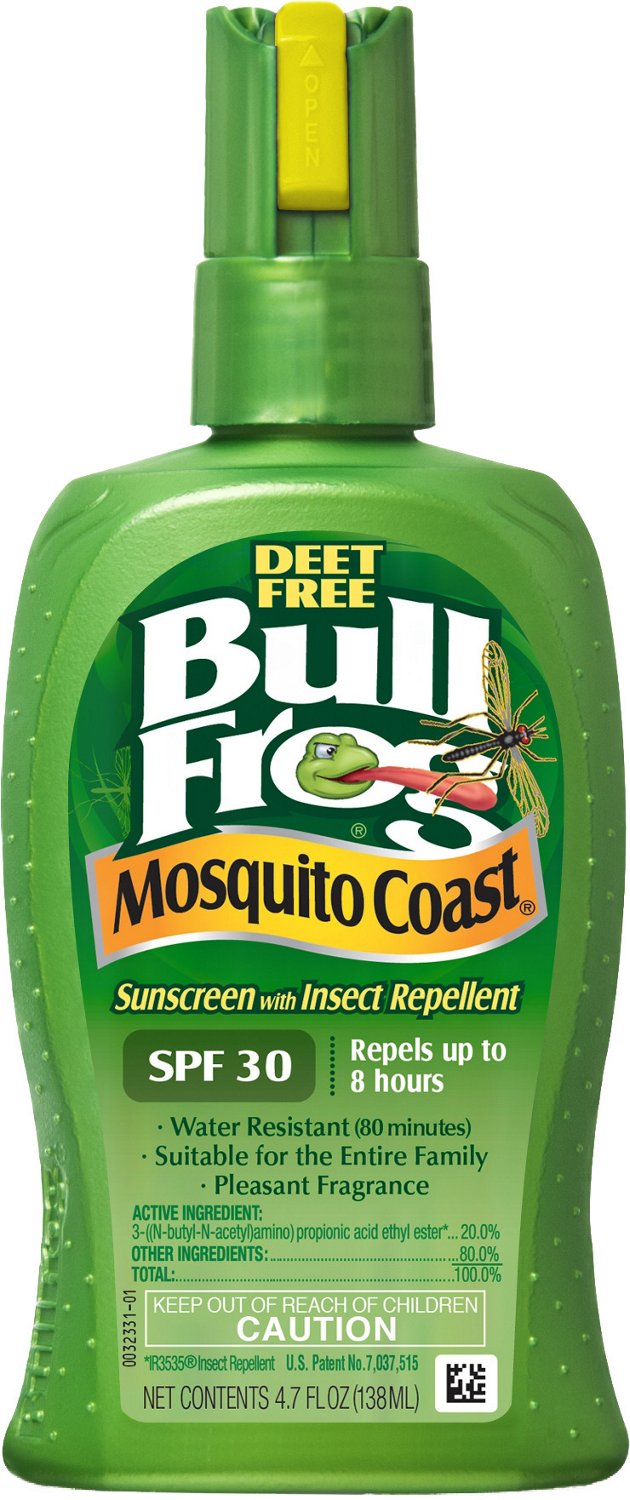 Bullfrog Mosquito Coast SPF 30 Sunscreen and Insect Repellent Spray