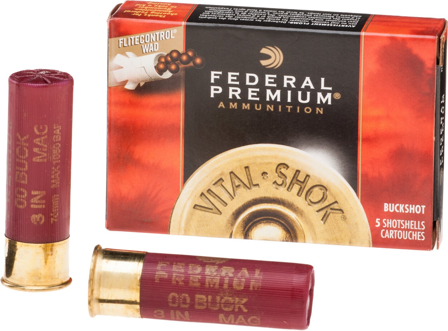 Federal Premium® Vital Shok 12 Gauge 00 Buckshot Shells