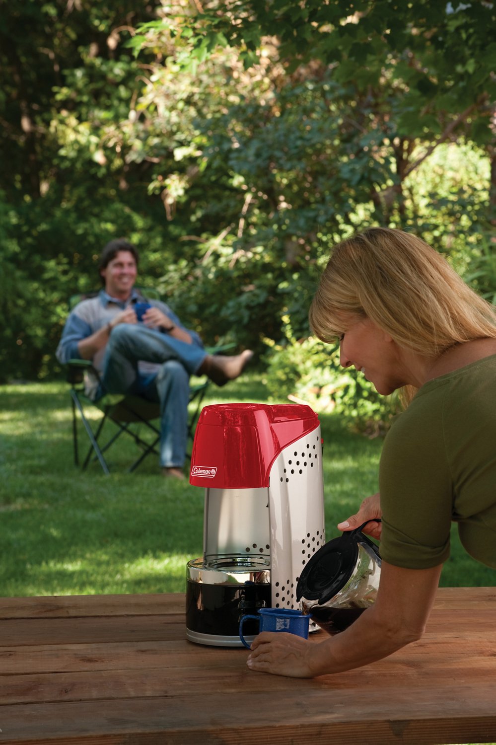 Coleman QuikPot 10-Cup Propane Coffeemaker Academy