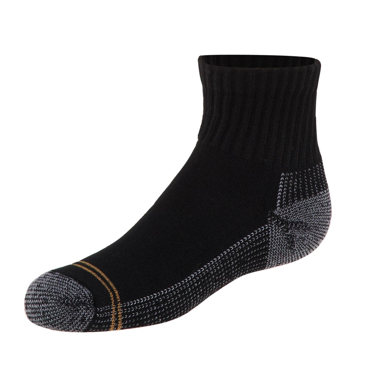 PowerSox Kids' EZ Match Quarter Socks 6-Pack