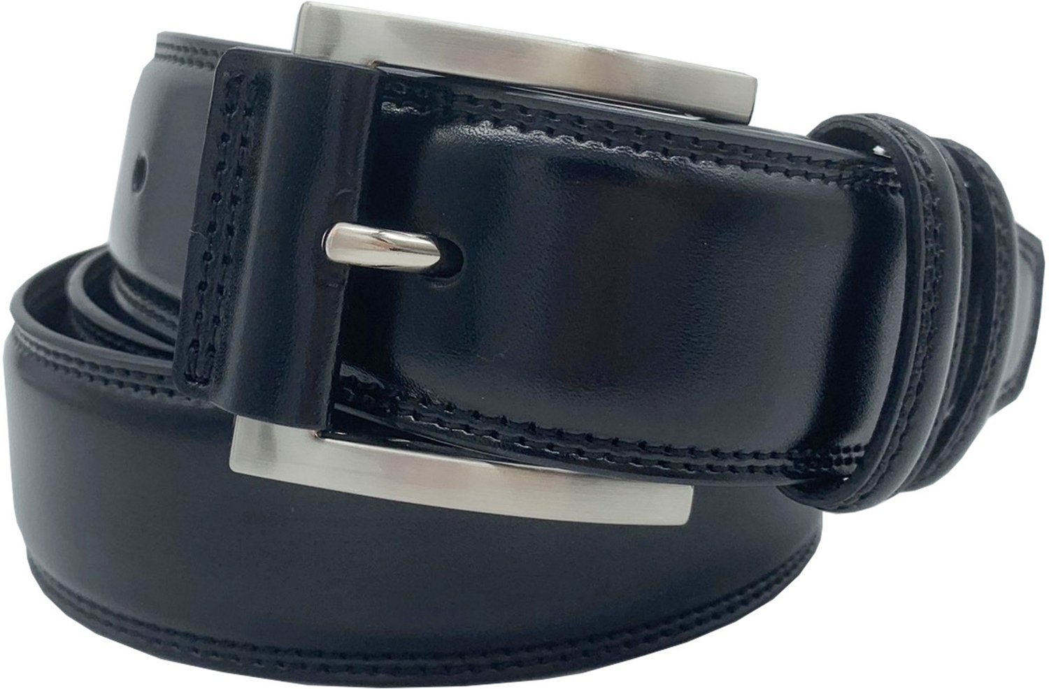 Magellan Outdoors Men's Contrast Stitch Black Belt