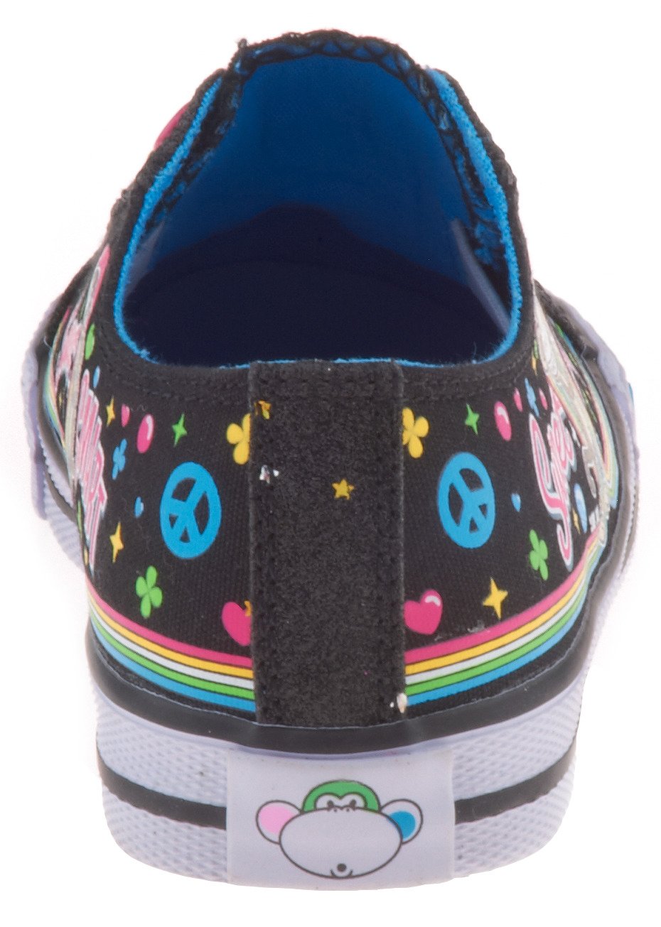 Bobby Jack Girls' Sweet + Smart Vulcanized Low-Top Athletic Lifestyle Shoes thumbnail
