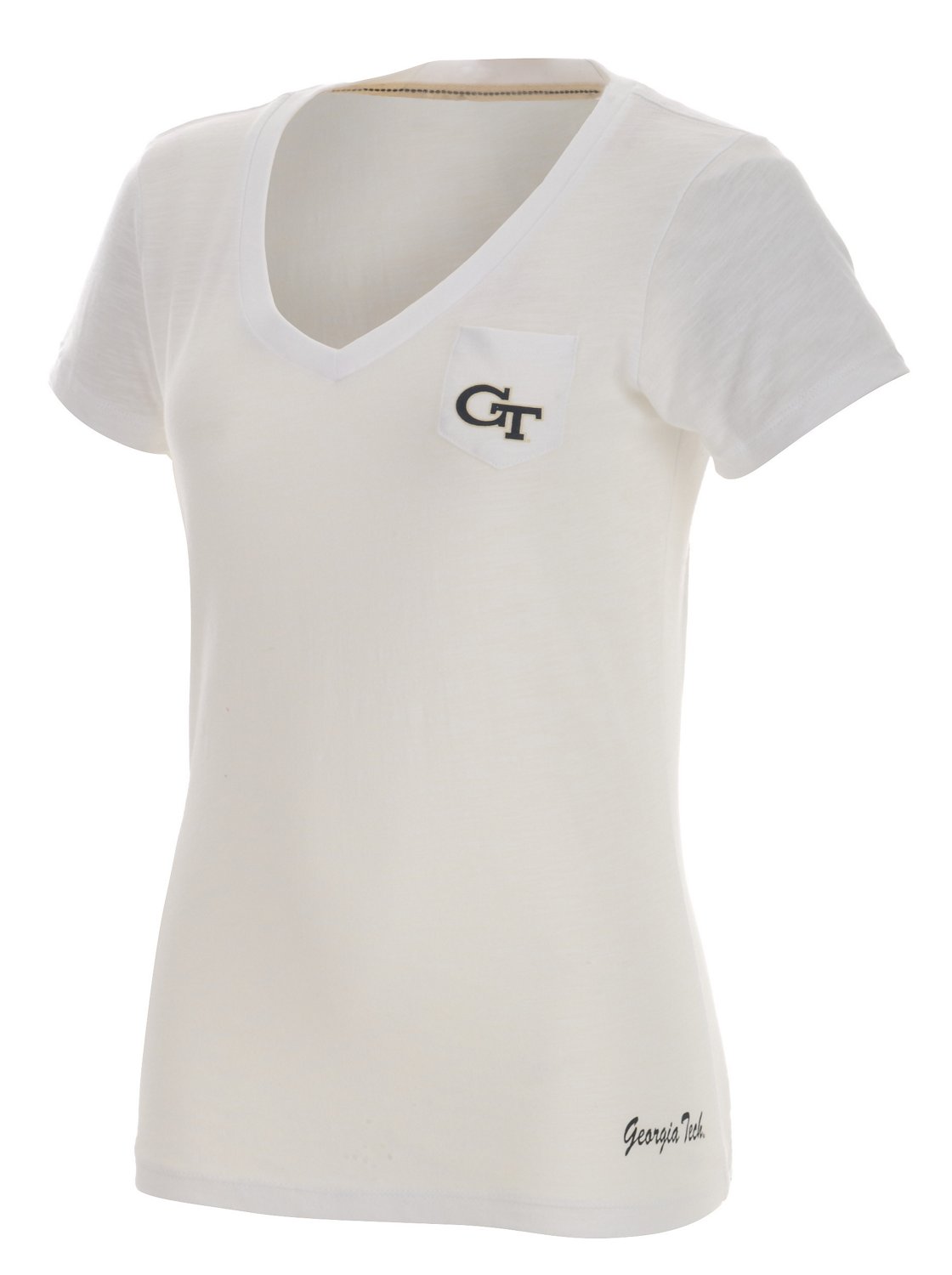 Colosseum Athletics Women's Georgia Tech Vision V-neck T-shirt
