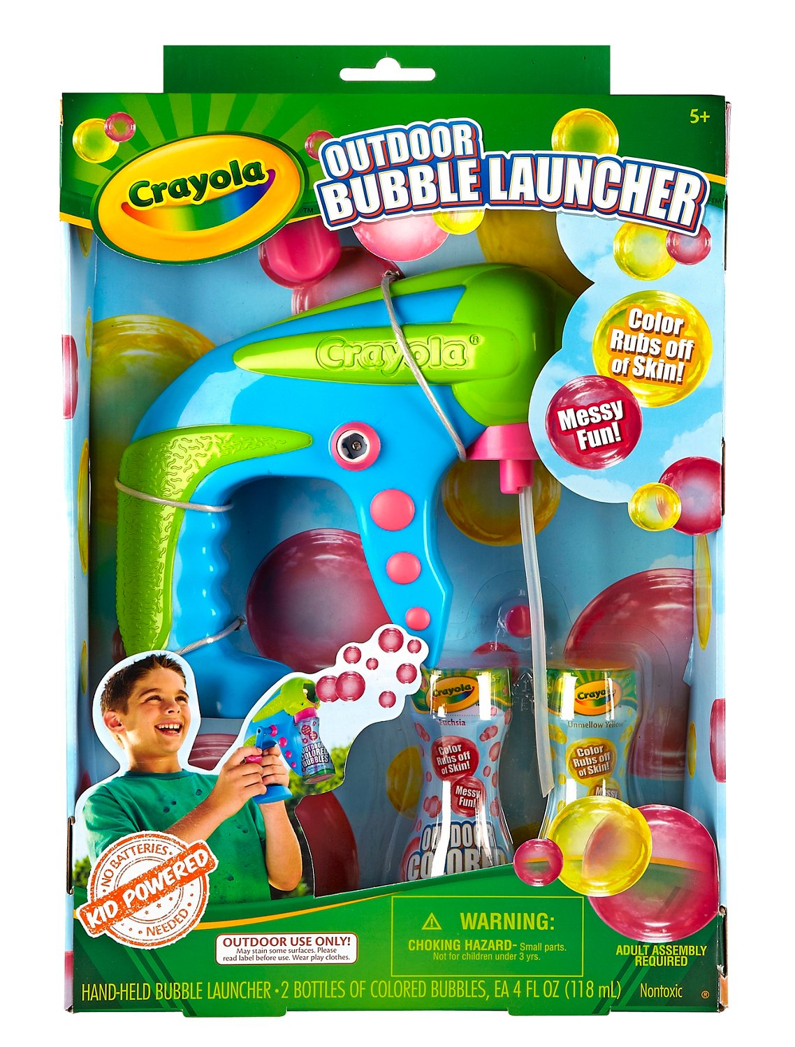 Crayola Colored Bubble Launcher