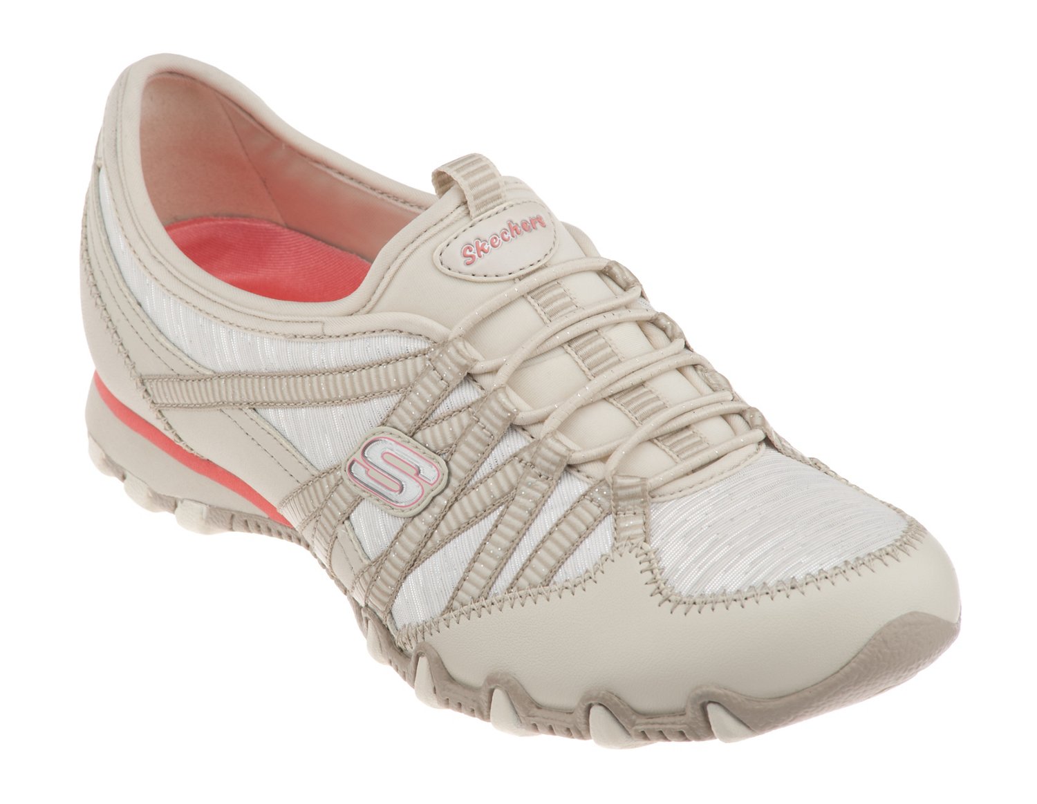 SKECHERS Women's Bikers Sparkling Athletic Lifestyle Shoes thumbnail