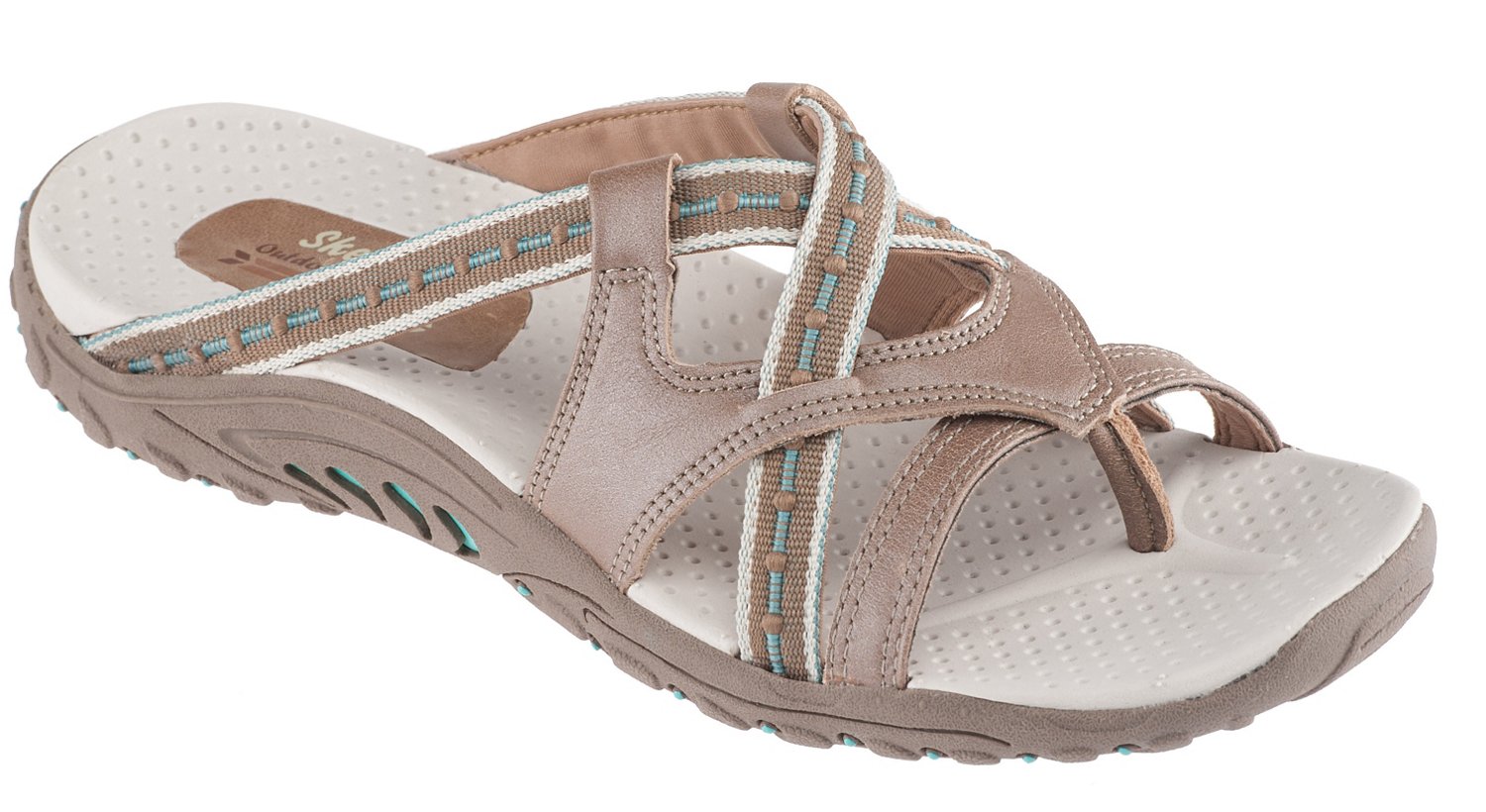 SKECHERS Women's Reggae Soundstage Thong Slide Sandals thumbnail