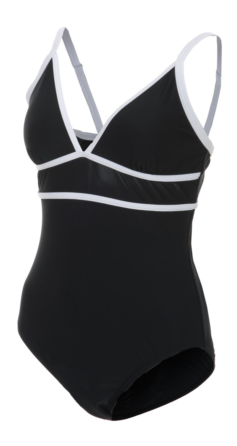 Aqua Couture Women's Solid 1-Piece Swimsuit