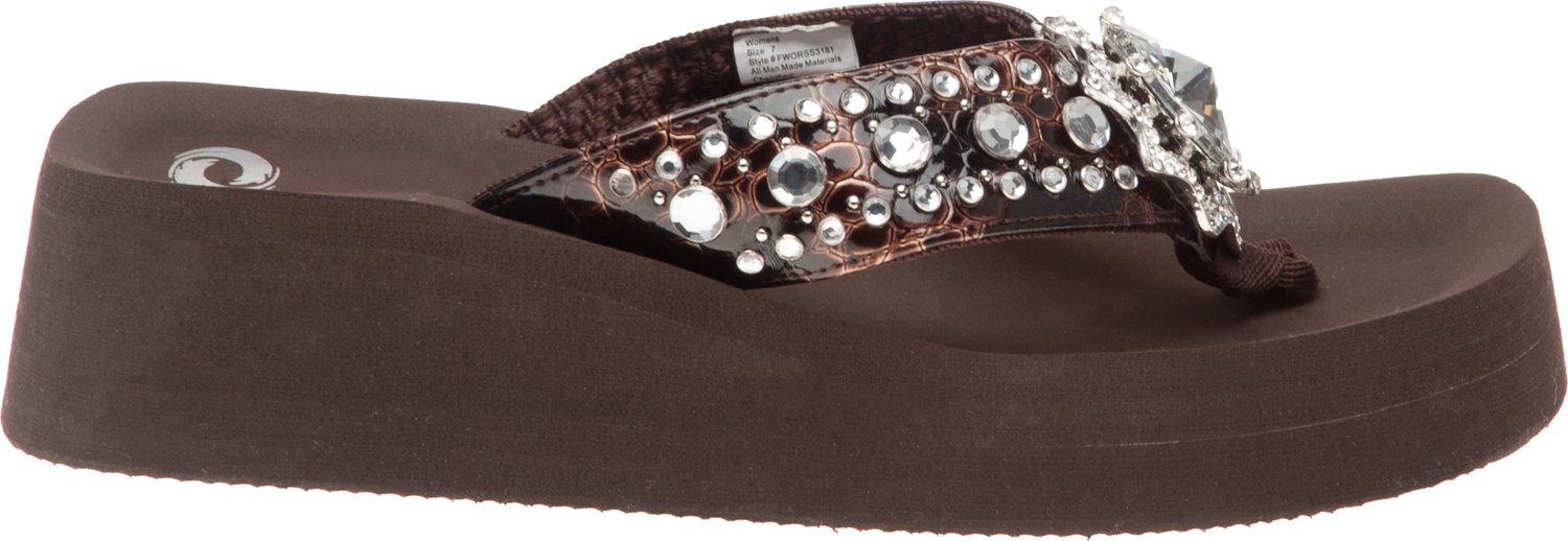 academy bass flip flops