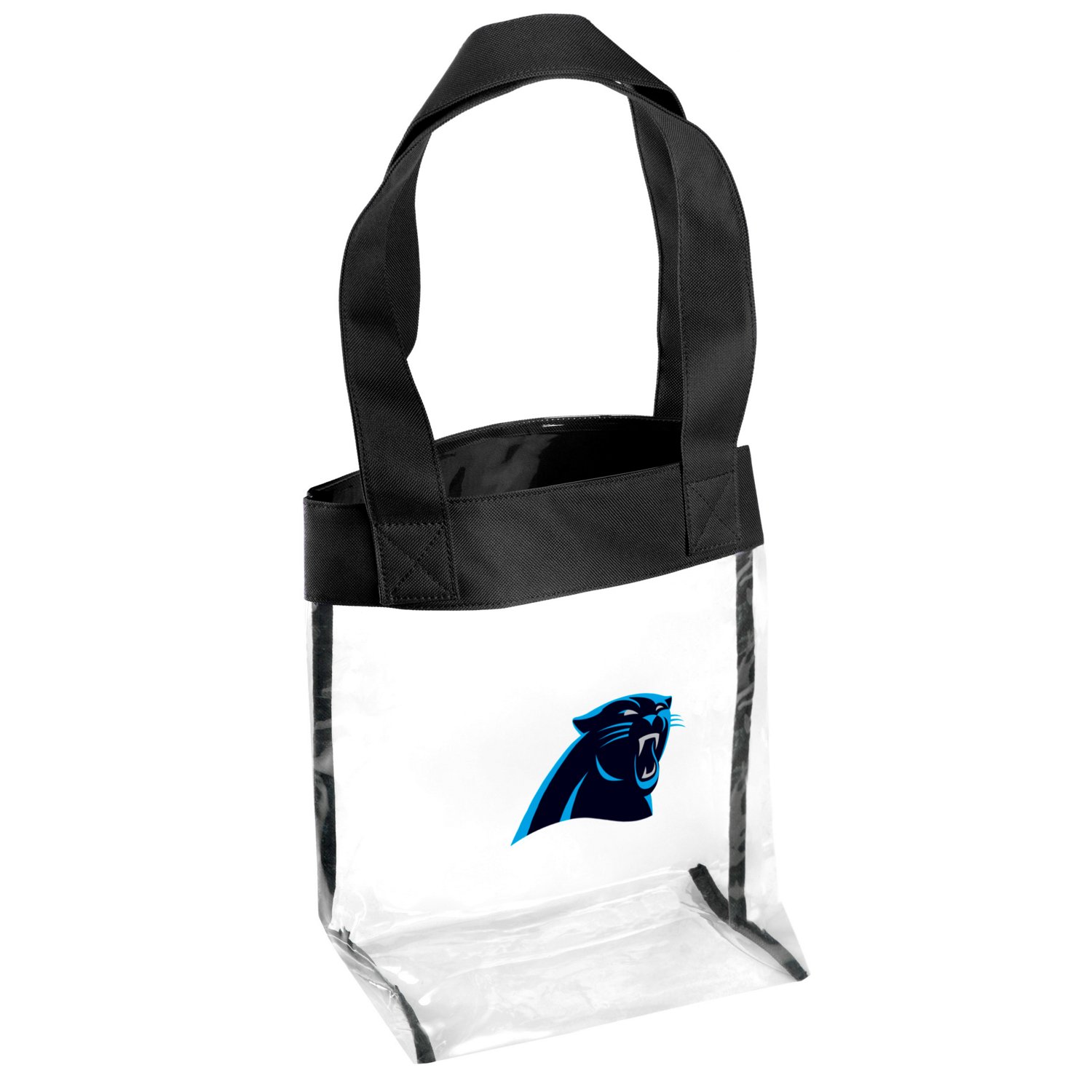 Image for Team Beans Carolina Panthers Clear Tote Bag from Academy