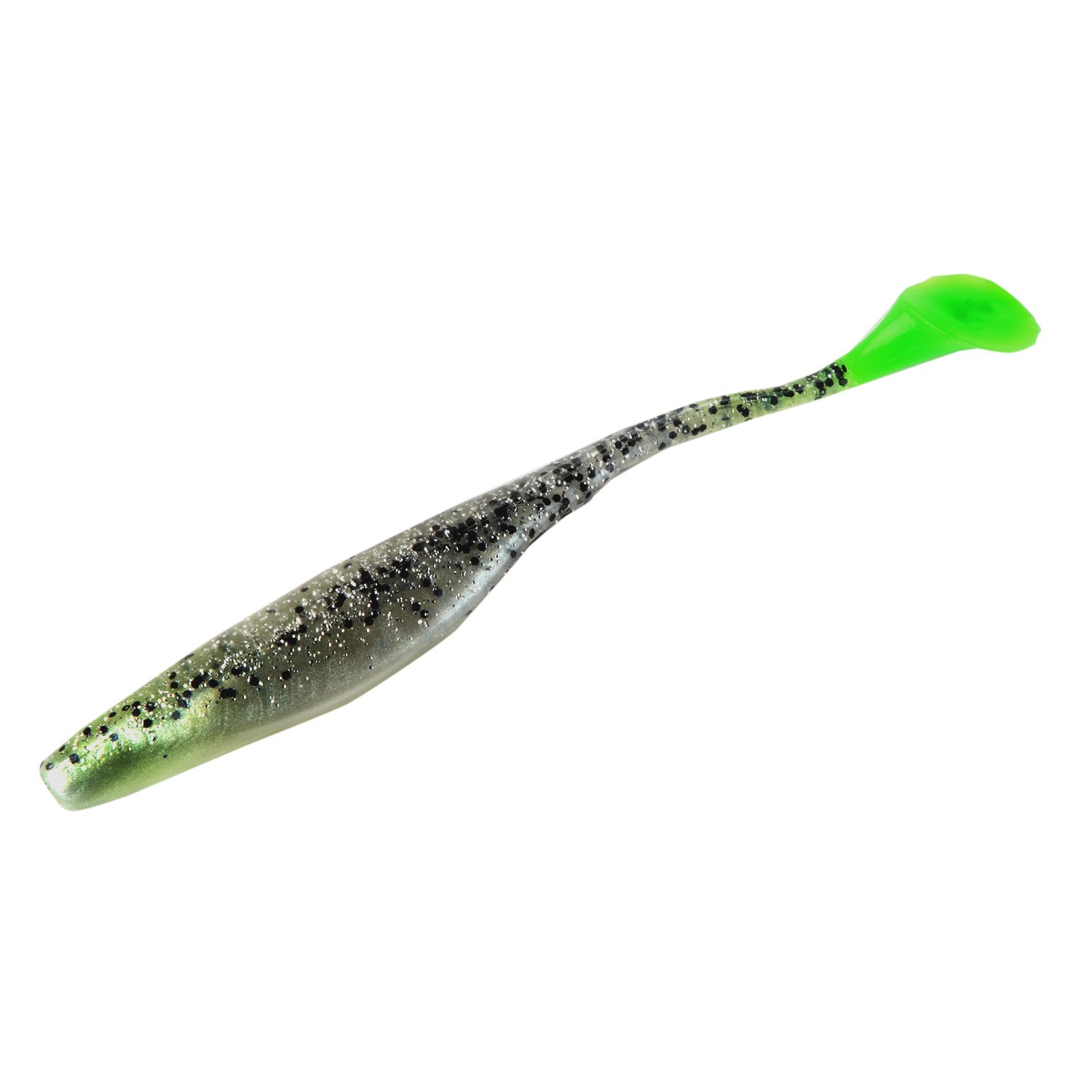 Salt & Pepper Silver Phantom/Chartreuse Tail
