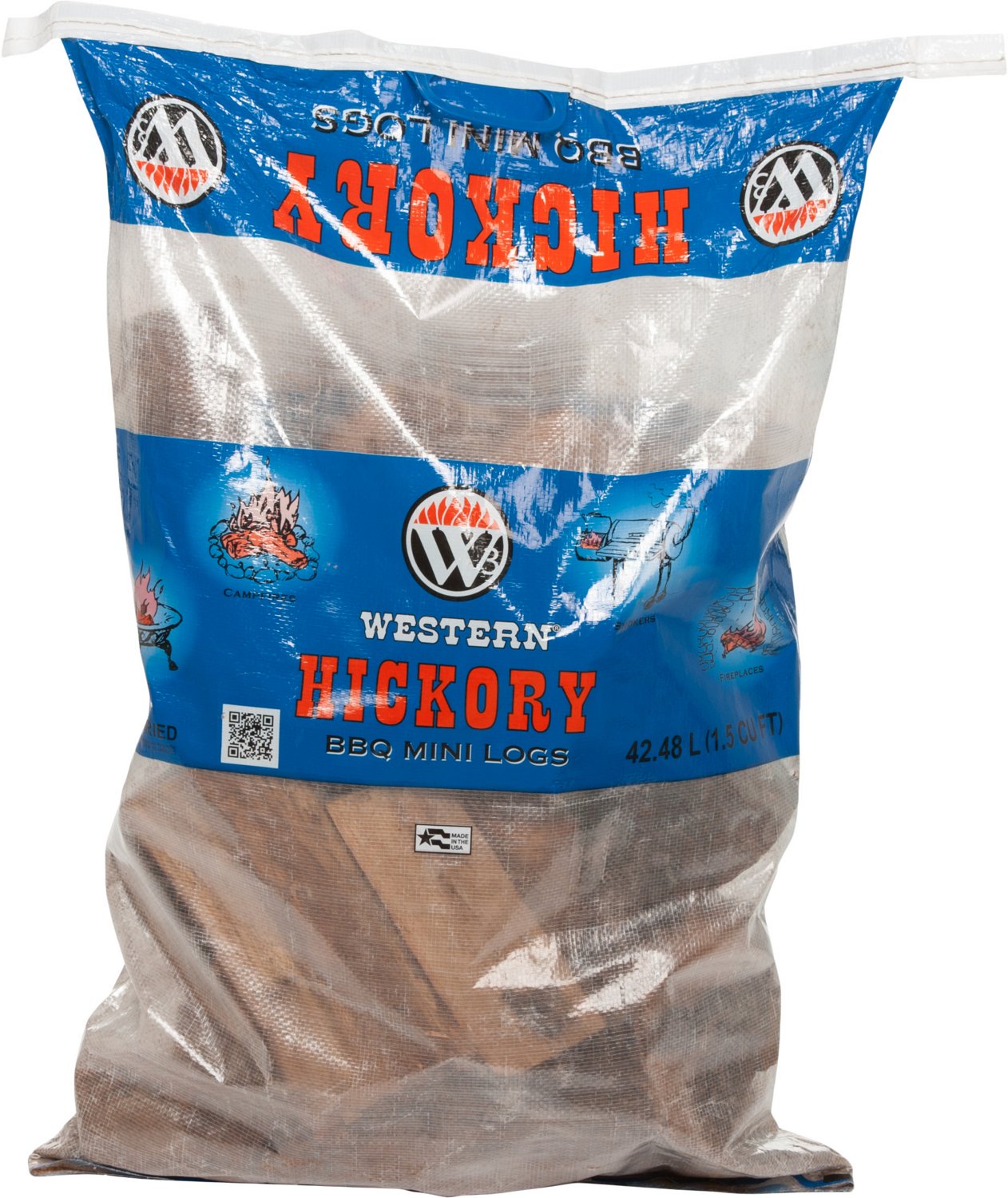 Western Hickory Barbecue Mini Logs