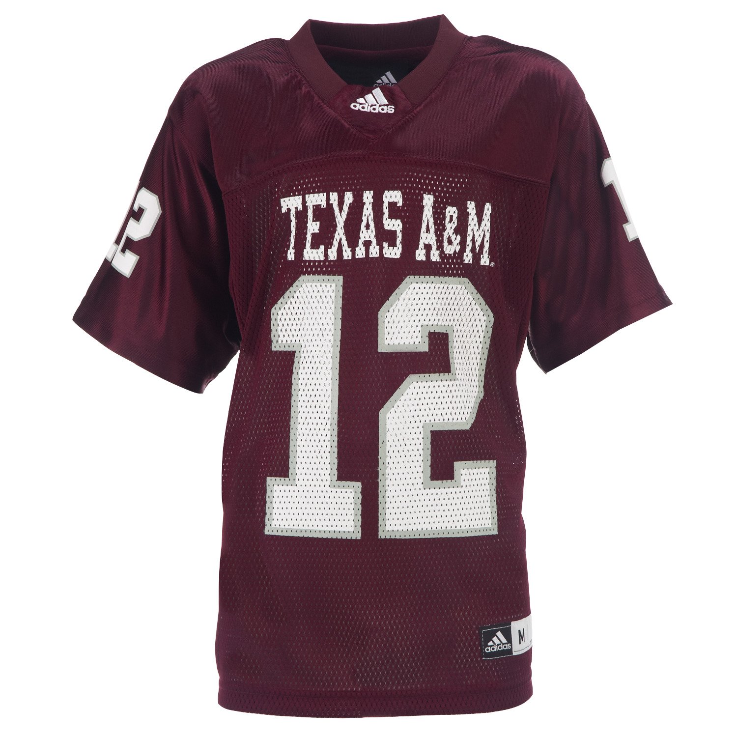 adidas Boys' Texas A&M University #12 Replica Jersey