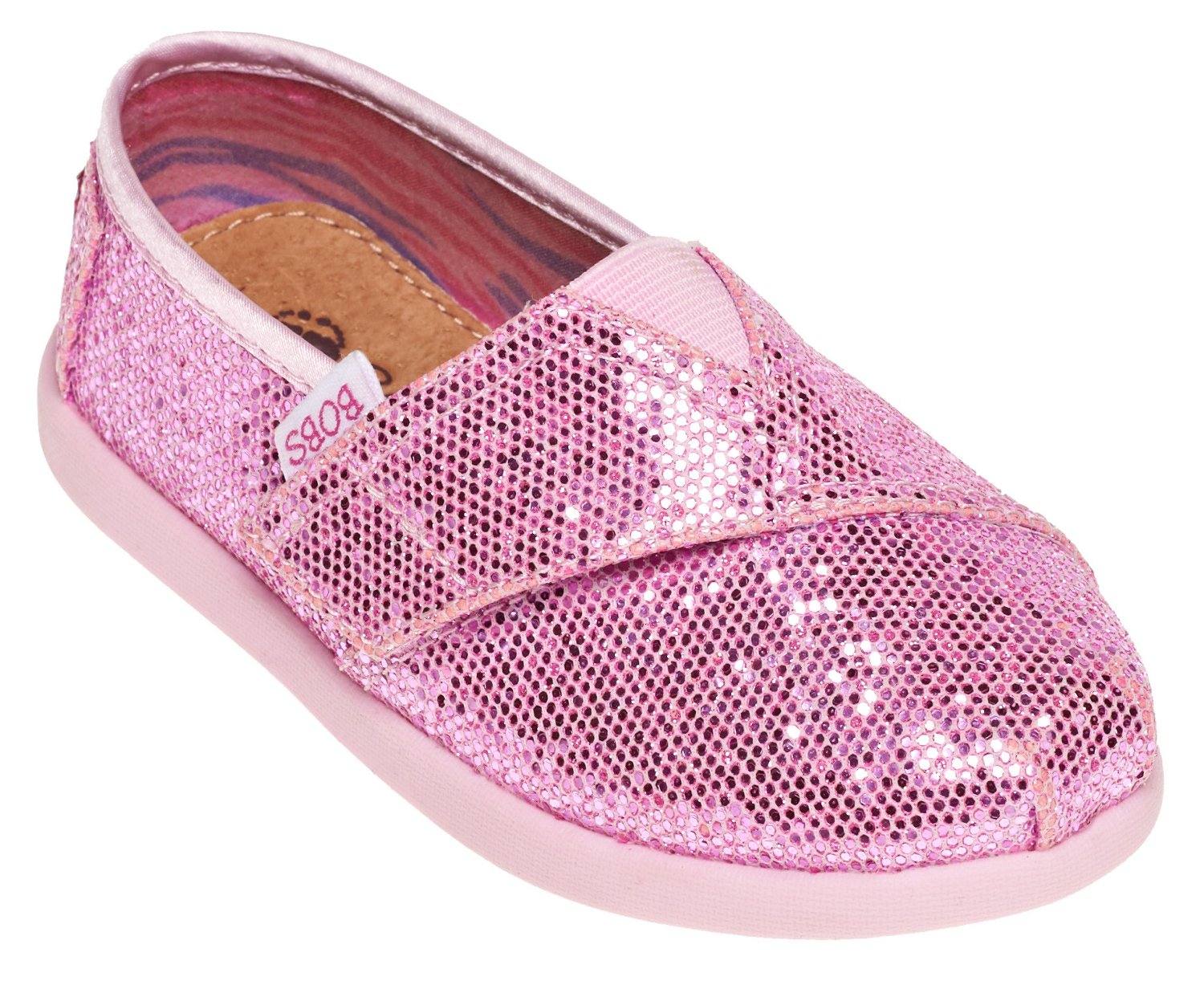 SKECHERS Girls' Bobs World Sparkle Casual Shoes thumbnail