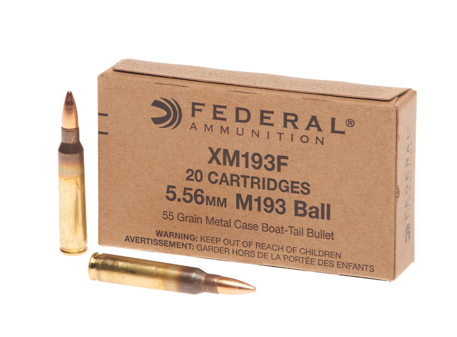 Federal Premium® American Eagle FMJ 5.56 x 45mm 55-Grain Ammunition
