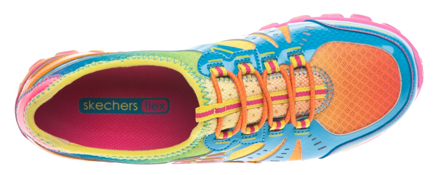 SKECHERS Women's EZ Flex to the Max Bungee Athletic Lifestyle Shoes thumbnail