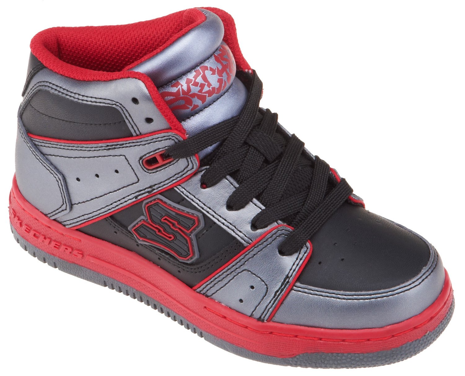SKECHERS Boys' Super Z High Athletic Lifestyle Shoes thumbnail