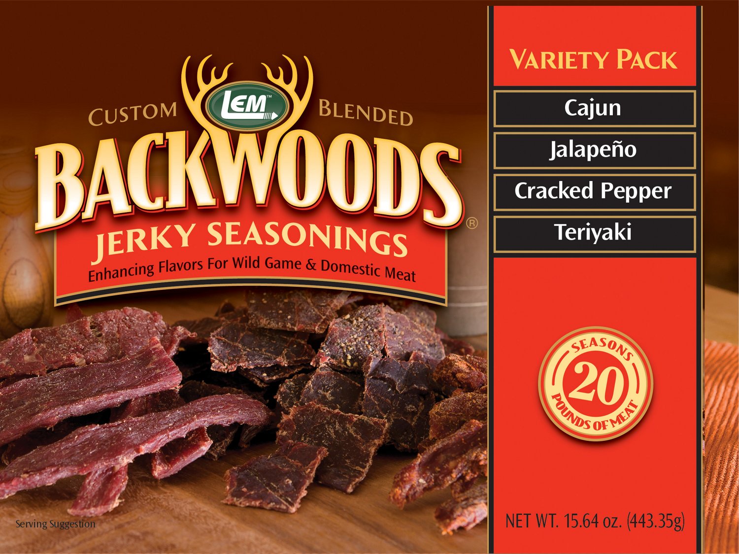 LEM Backwoods Jerky Seasoning Variety Pack